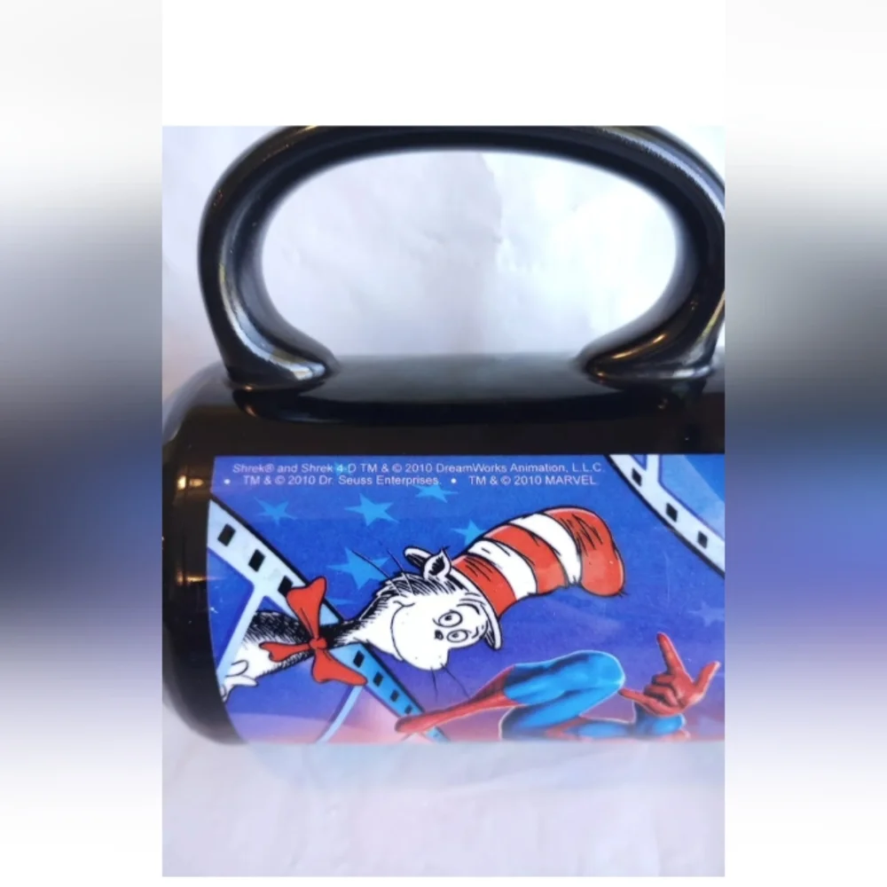 2010 Universal Studios Florida Shrek, Spider Man, Cat In The Hat Black M…